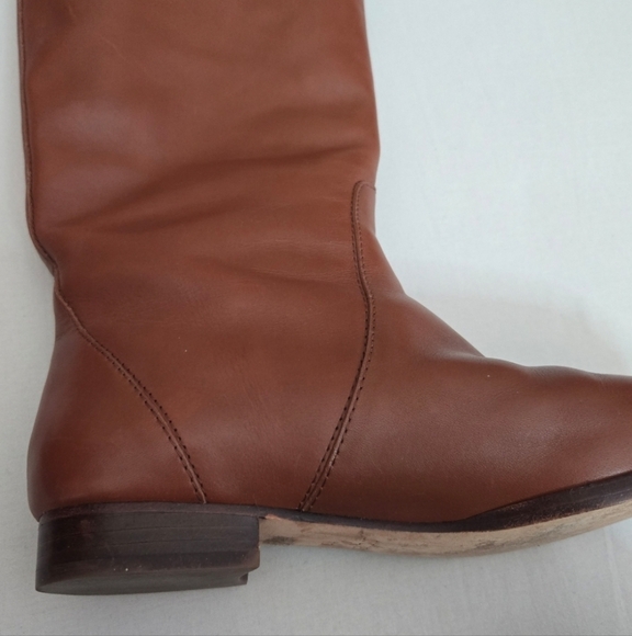 J. Crew Brown Leather Winter Boots - Picture 11 of 16